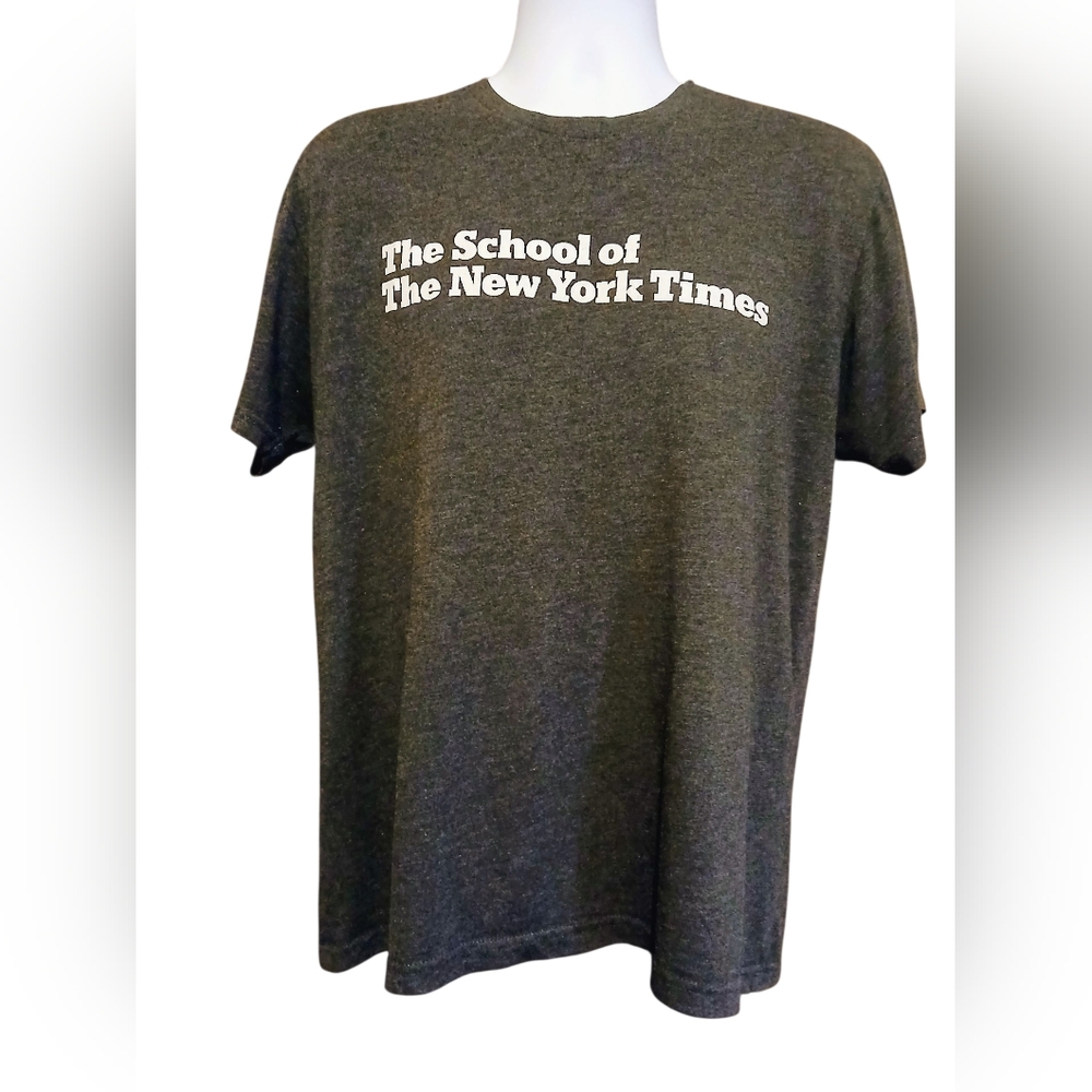 Next Level Apparel Short Sleeved L Grey Tshirt The School Of The New York Times